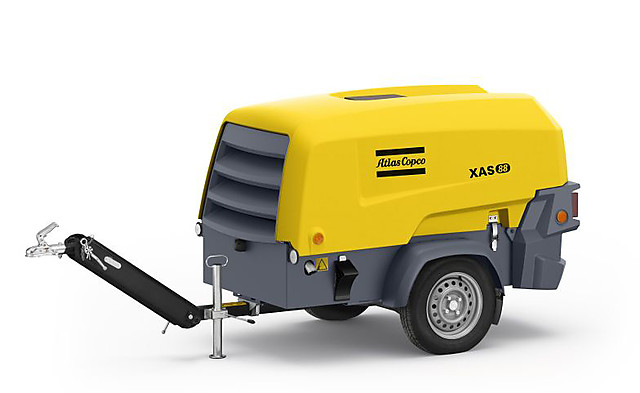 Дизельный компрессор Atlas Copco XAS 88 KD — 7 бар, 5 м³/мин