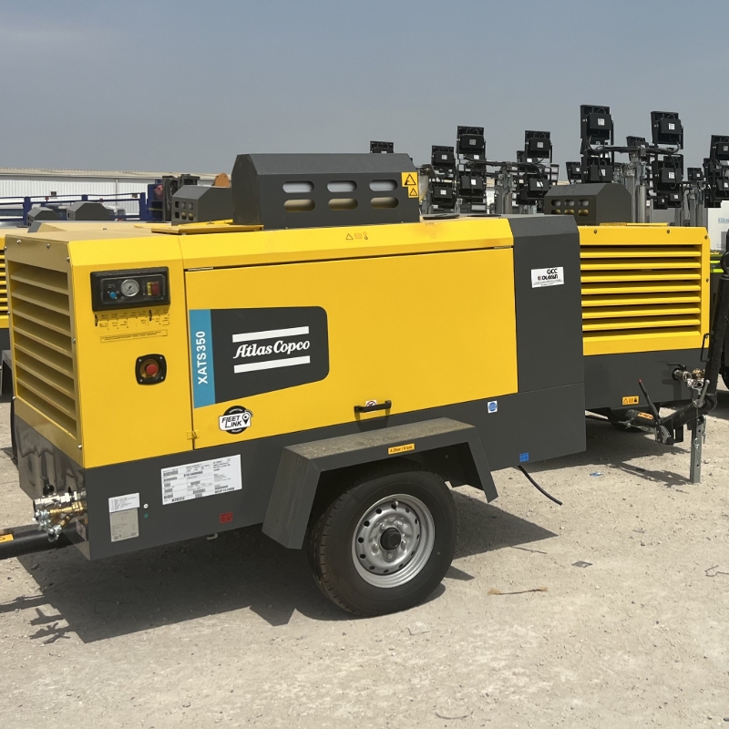 Дизельный компрессор Atlas Copco XATS 350, 10 Бар, 10 Куб